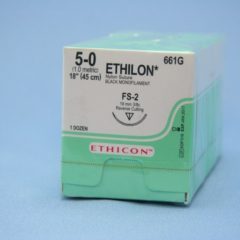 ETHICON ETHILON BLACK NYLON SUTURES