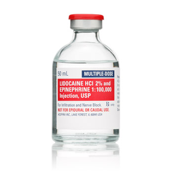 Pfizer Lidocaine with Epinephrine 2% 50 ML MDV