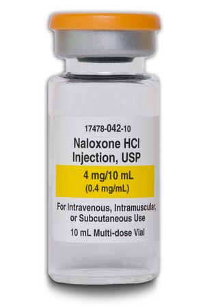 Naloxone Hydrochloride Injection USP 0.4mg-mL Multi Dose Vial 10mL 17478004210