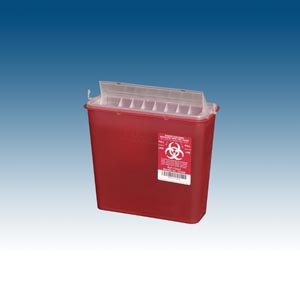 Plasti-Products 5 qt Sharps Container 141020