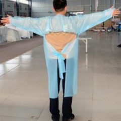 Fluid Resistant Polypropylene Disposable Isolation Gown