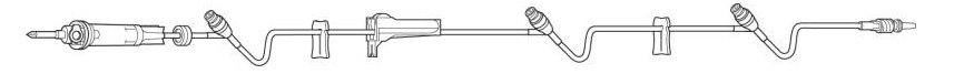 Image - IV Pump Set, Continu-flo Solution, 3 Ports, 10 Drops/ml, 48/Cs