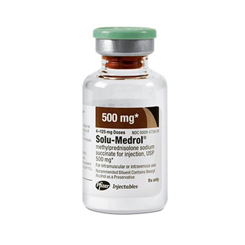 Image - Solu-Medrol 500 mg Pwd 20mL Vial