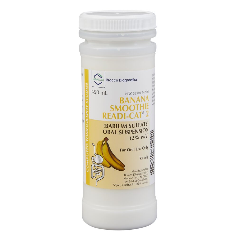 Image - Barium, Smoothie Banana, Readi-Cat, 450 mL, 12/cs