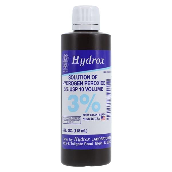 Image - Hydrogen Peroxide 3%, 4 oz, 24 Btl/cs