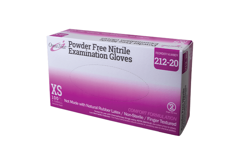 Image - Glove Exam Nitrile PF Large 100/bx, 10 bx/cs