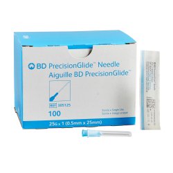 Image - Needle, 25G X 1", Regular Bevel, 100/bx, 10 bx/cs