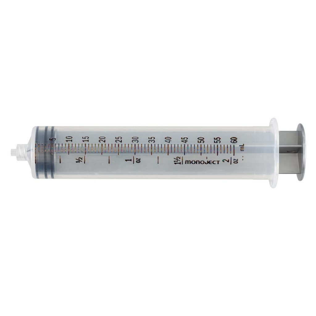 Image - Syringe, Monoject 60mL, W/Luer Lock 30/bx, 4bx/cs