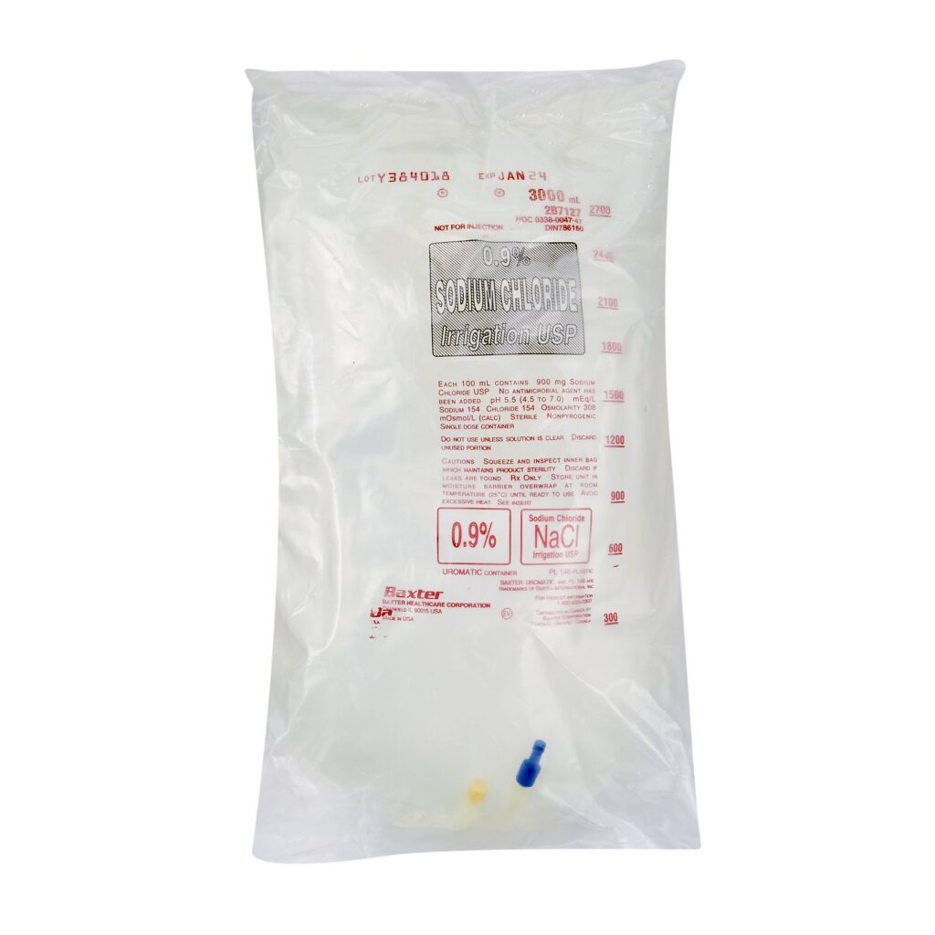 Image - Sodium Chloride Irrigation 0.9%,USP 3000mL, 4/cs