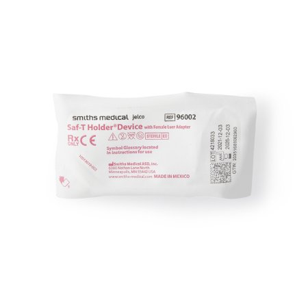 Image - Saf-T Holder, Female Luer Lock Adaptor 50/bx, 4 bx/cs