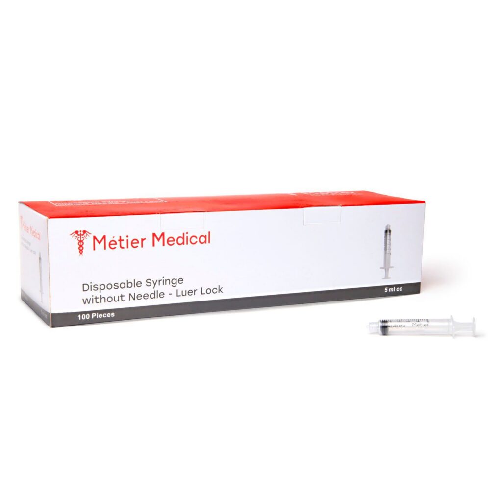 Image - 5mL Std Luer Lock Syringe Only 100/bx, 12 bx/cs