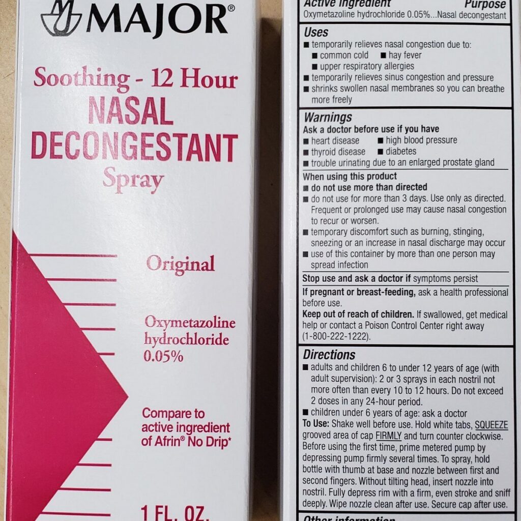 Image - Nasal Decongestant, 12-Hour, 30mL