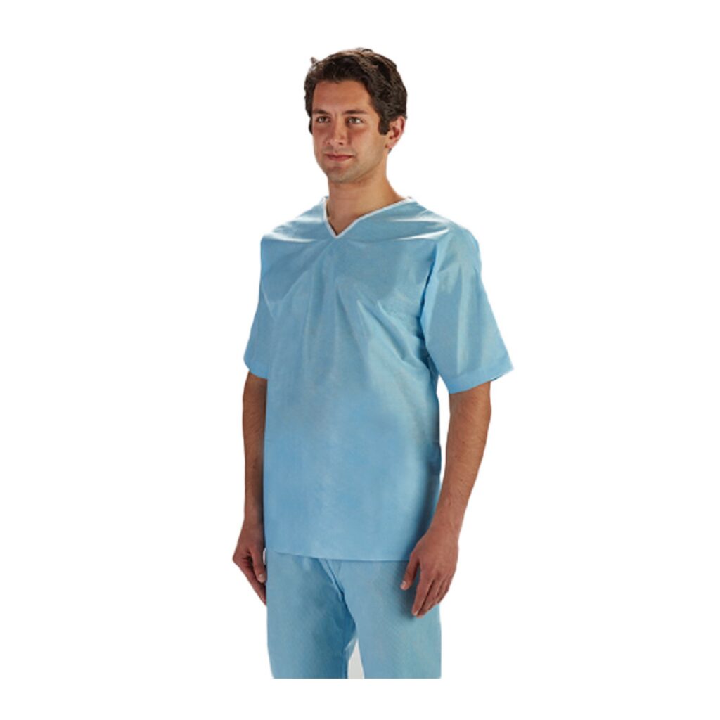 Image - Scrub Pants, SMS, X-Large, Light Blue Disposable, 30/cs
