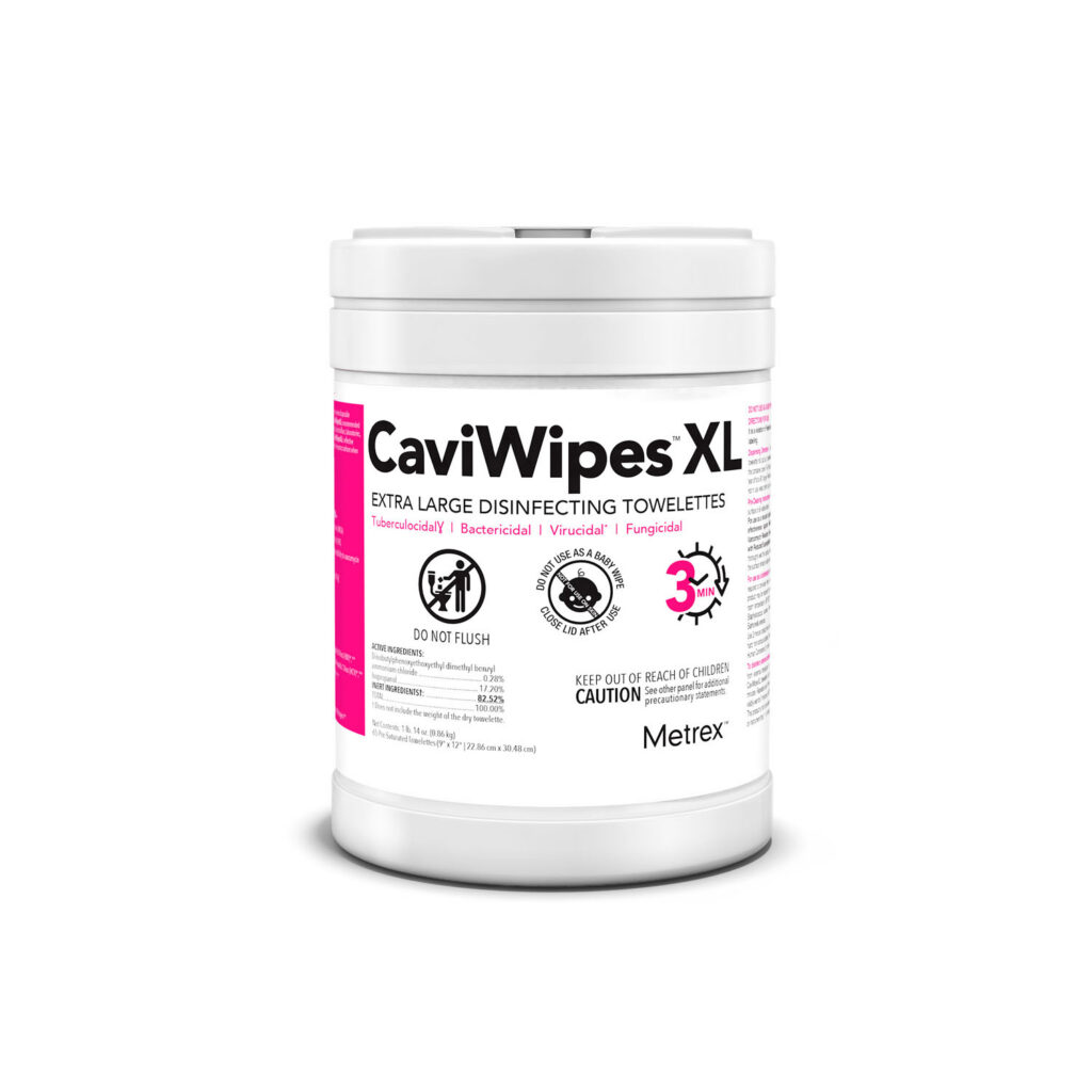 Image - XL Caviwipesdisinfecting Towelettes 65 Wipes, 12 Canisters/cs