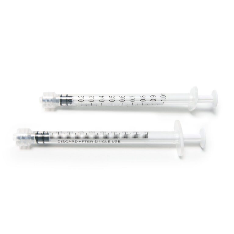 Short Syringes 1mL Standard Luer Lock Syringe – 10505 | Howard Medical