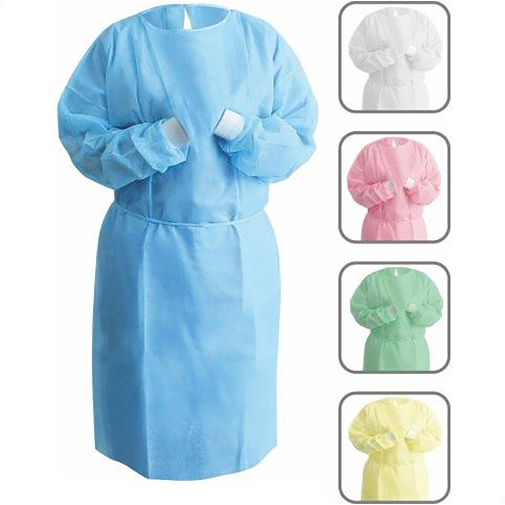 Image - Isolation Gowns, Regular, Pink 10/bg, 5 bg/cs
