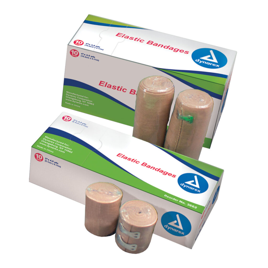 Image - Elastic Bandage, 2"X 4.5Yds W/Clips 10/bx, 5bx/cs