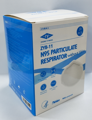 Image - N95 Mask, Niosh, 20/bx, 20 bx/cs