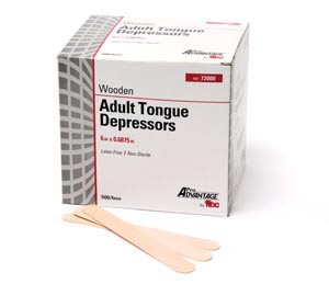 Image - Tongue Depressor, 5 1/2" X 5/8", Non-Sterile, 500/bx, 10 bx/cs