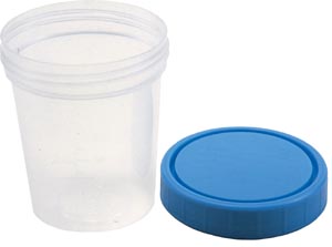 Image - Specimen Container, Screw Lid, 4 oz, Sterile, 100/cs