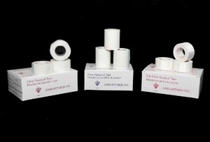 Image - Surgical Silk Tape, Hypoallergenic 1" X 10Yd, 12Rl/bx, 12bx/cs