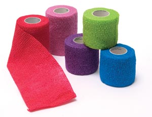 Image - Cohesive Bandage, Assorted Colors 2" X 5 Yds, 36/bx