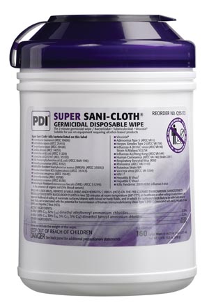 Image - Sani Cloth Germicidal Wipe, Super 160/Canister 12/cs