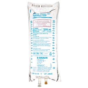 Image - 1000mL Sterile Water Injections, Excel® (Rx) 12/cs