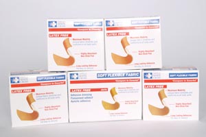 Image - Bandaid, Fabric 1" X 3" 100/bx, 12 bx/cs