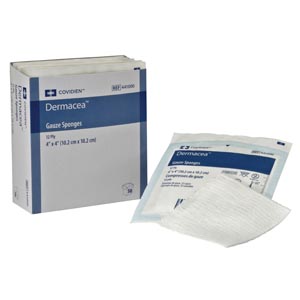Image - Gauze Sponge, Non USP Vii Gauze, Sterile 2's, 4" X 4", 12-Ply, 25/bx