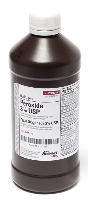Image - Hydrogen Peroxide, 3%, 16 oz, 12/cs