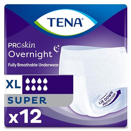 Image - Super Protective Underwear, XL White, 12/pk, 4 pk/cs